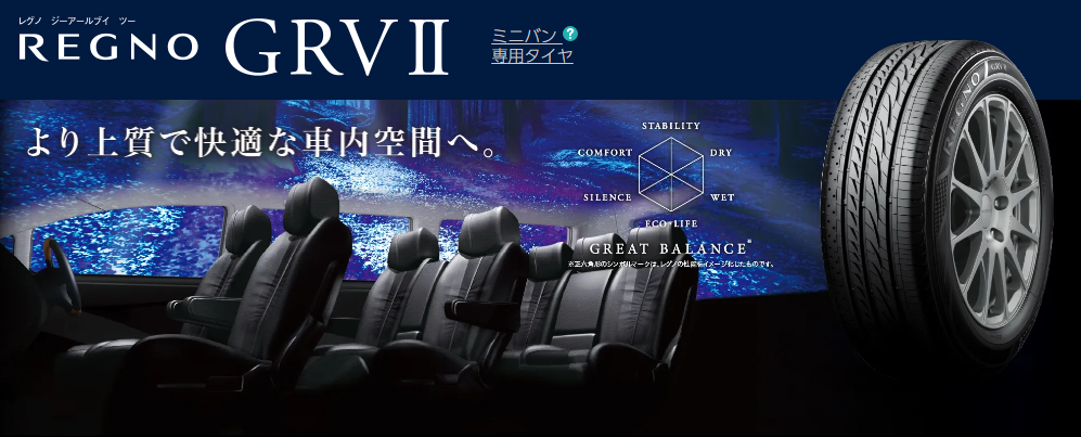 装着から3年 ブリヂストン REGNO GRV Ⅱのリアルな評判は？徹底 日本製